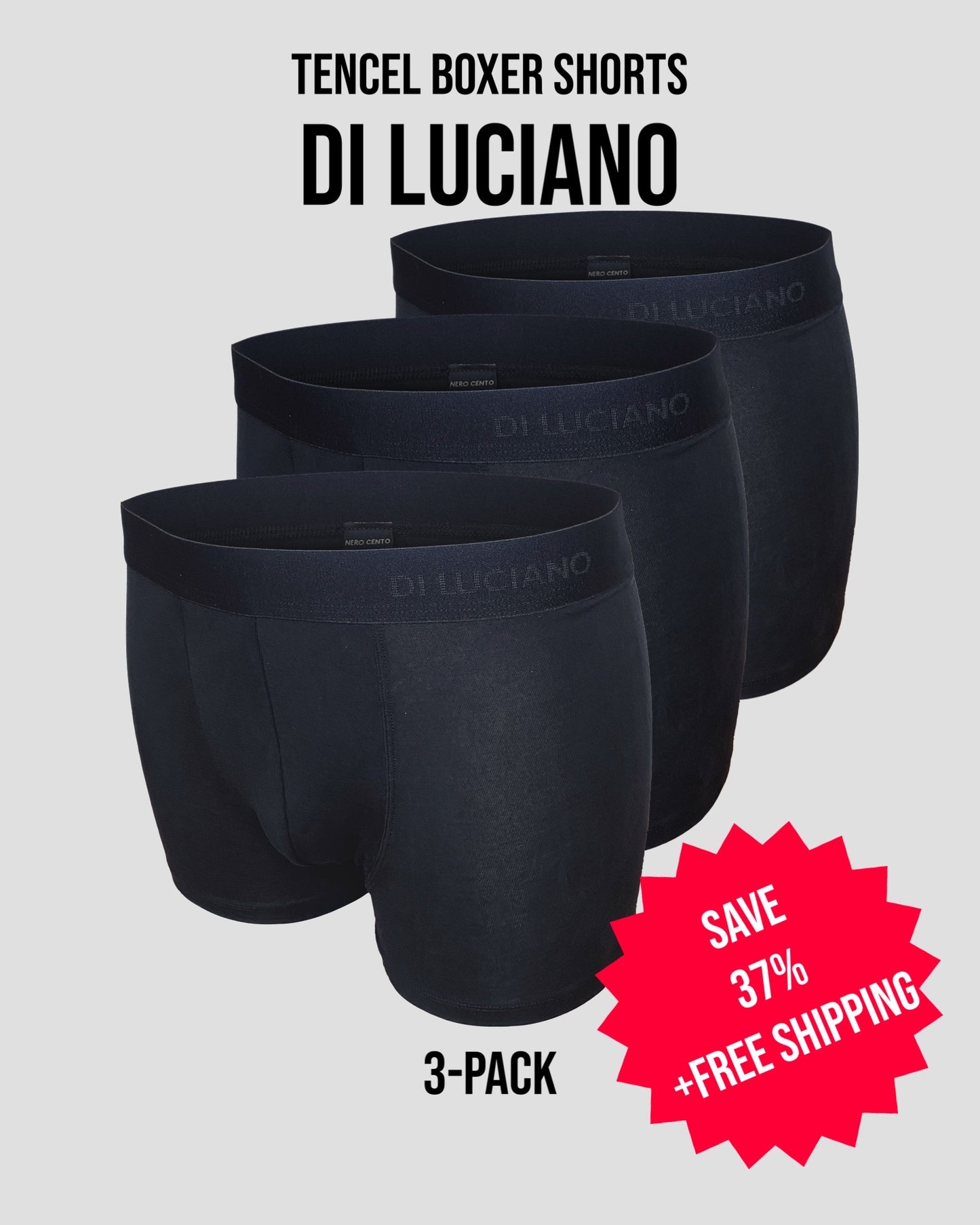 DI LUCIANO Tencel™ Boxer Short 3-Pack Bundle