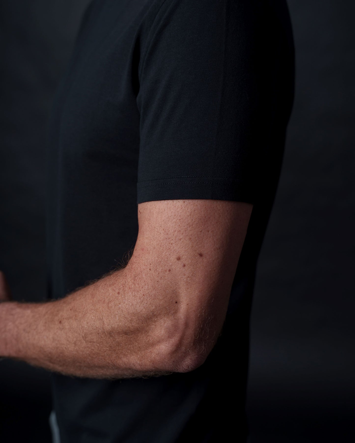Classic Series Nero - Tencel Mix schwarzes T-Shirt
