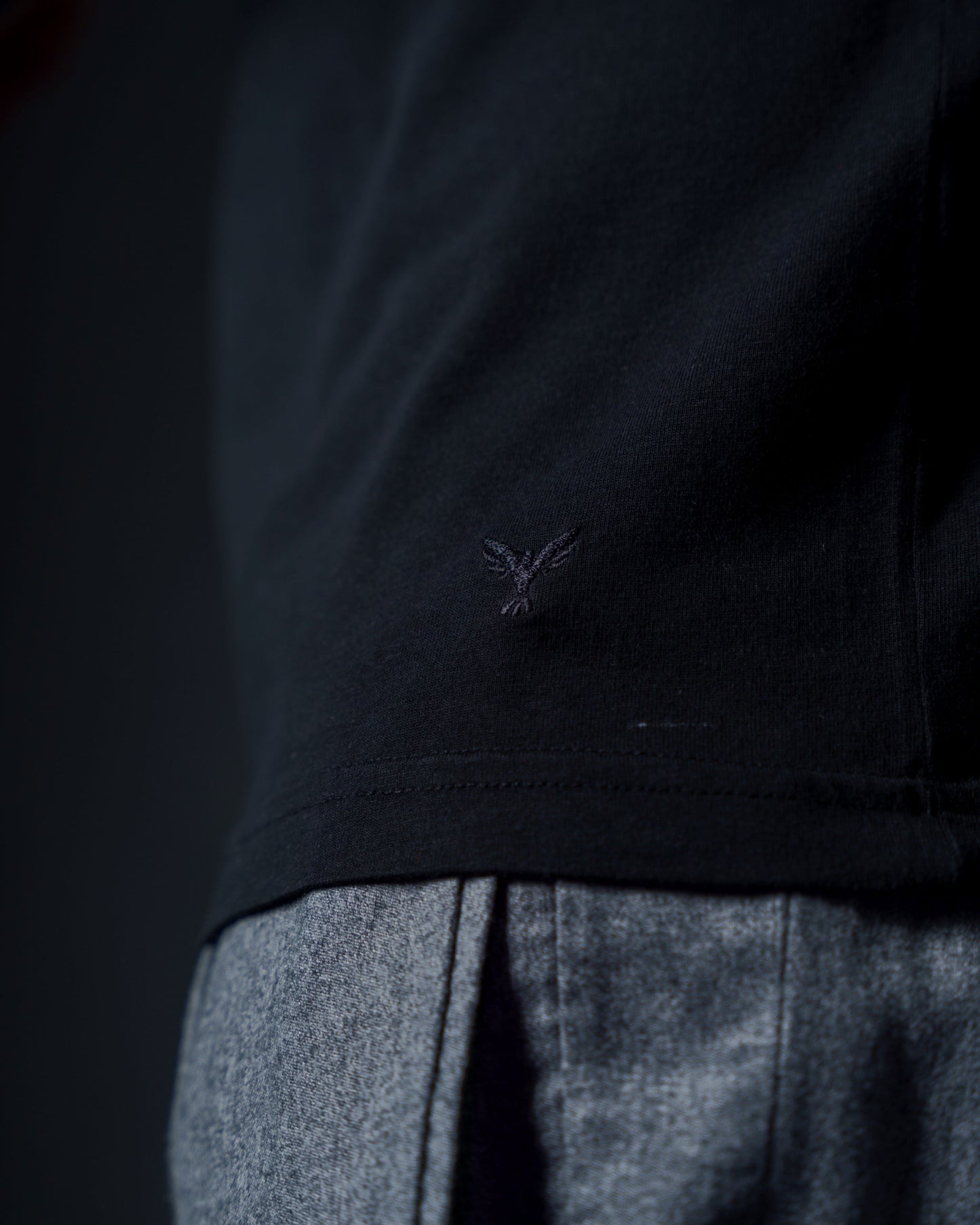 Classic Series Nero - Tencel Mix schwarzes T-Shirt