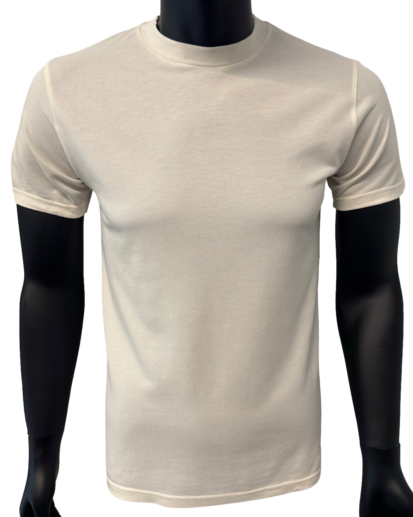 Meisterstück - Piqué Lyocell T-Shirt gestrickt