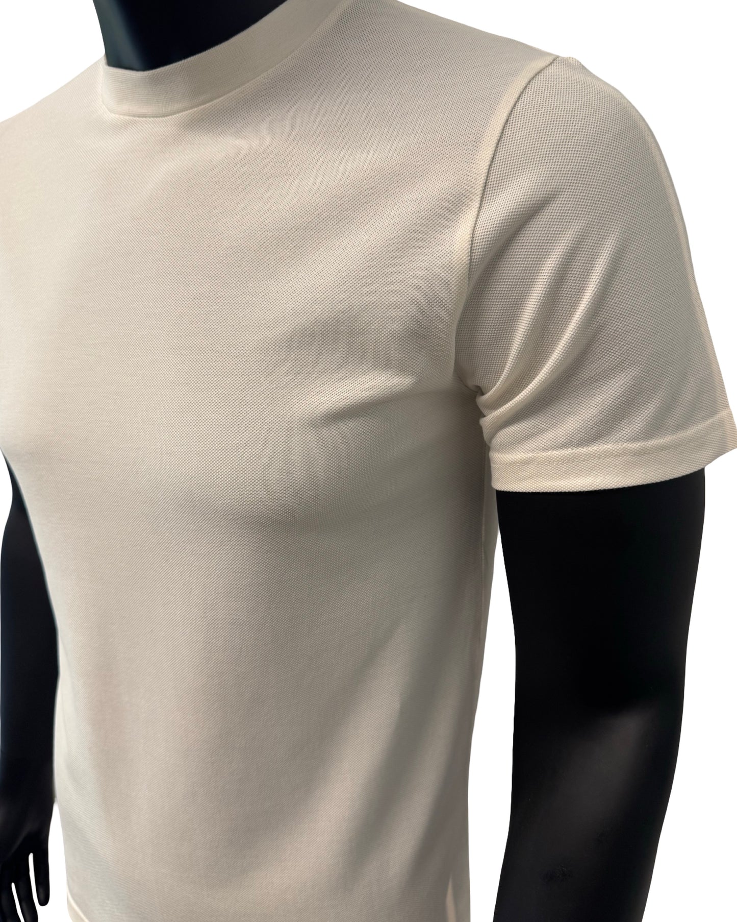 Meisterstück - Piqué Lyocell T-Shirt gestrickt