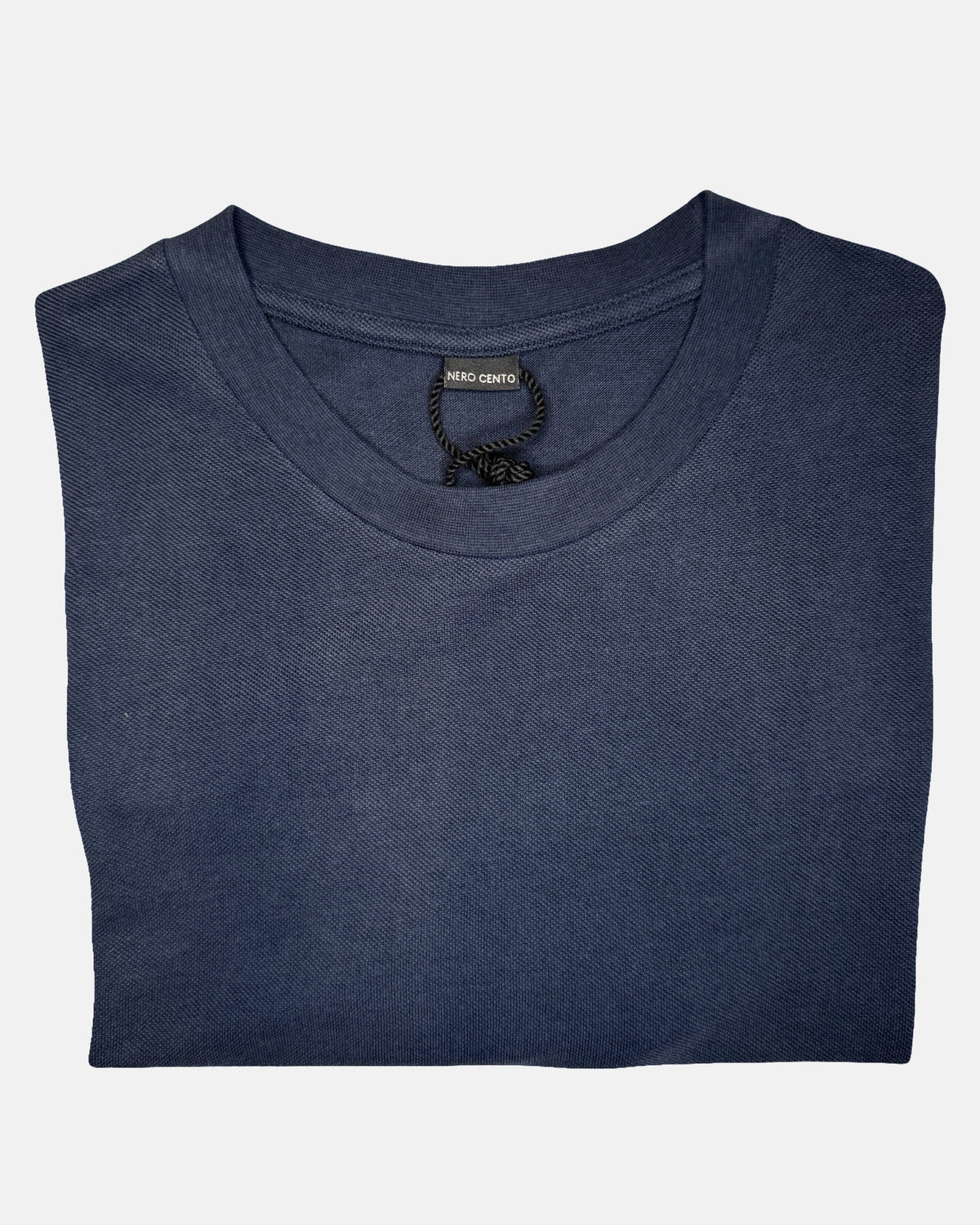 Das Meisterstück Piqué T-Shirt Navy – TENCEL™ – Ansicht 4