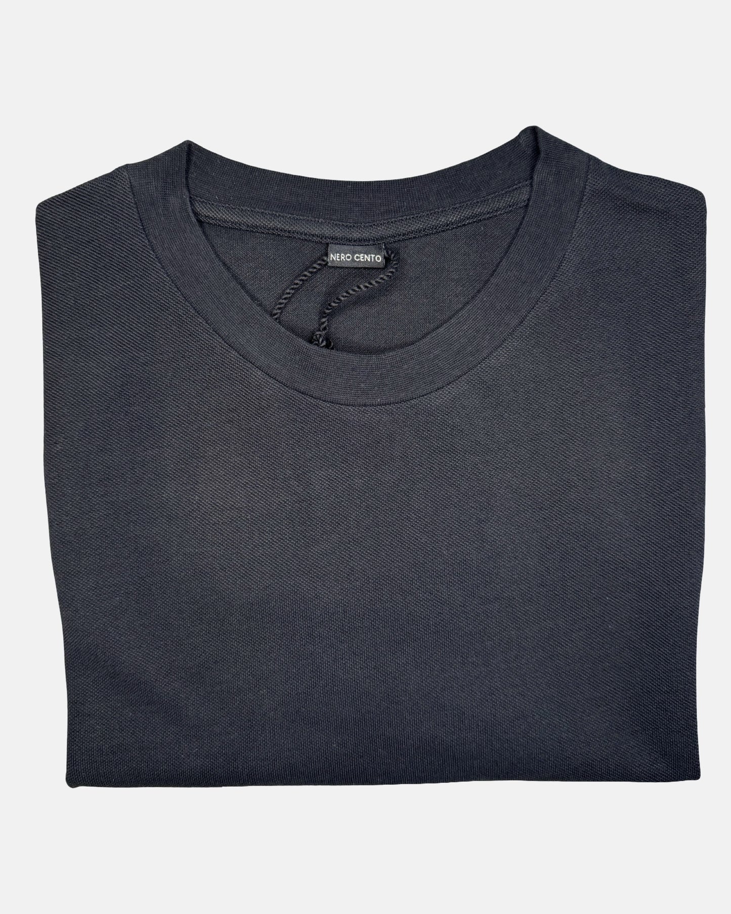 Meisterstück - Piqué Lyocell T-Shirt gestrickt