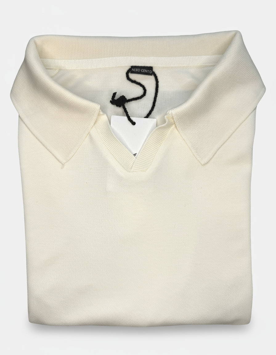 Piqué Poloshirt Tencel Baumwoll Mix