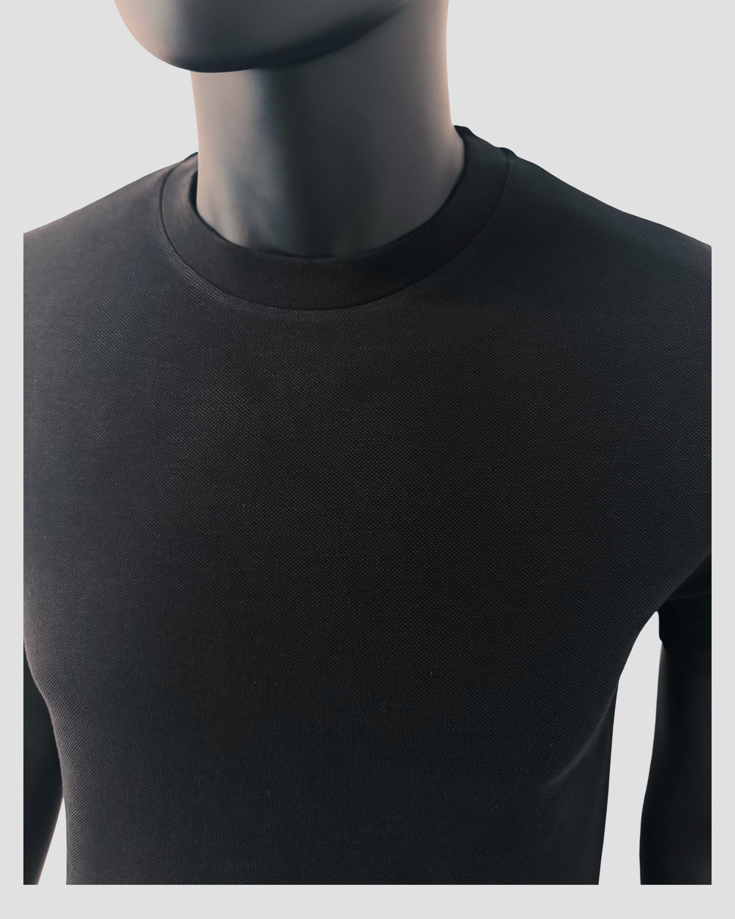 Meisterstück - Piqué Lyocell T-Shirt gestrickt