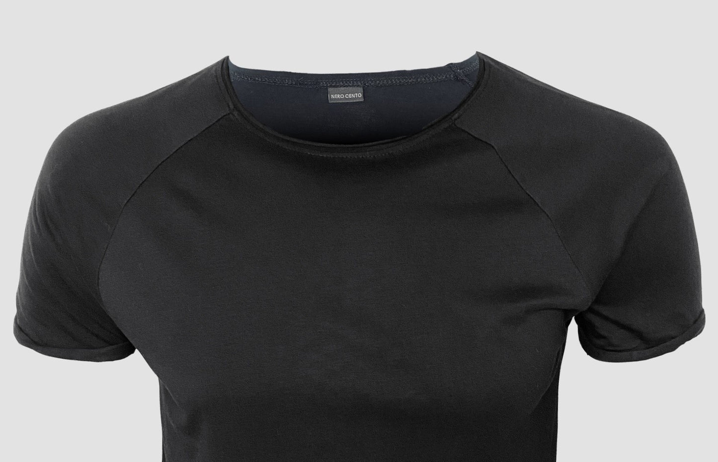 Smart Series Nero - Tencel Mix schwarzes T-Shirt