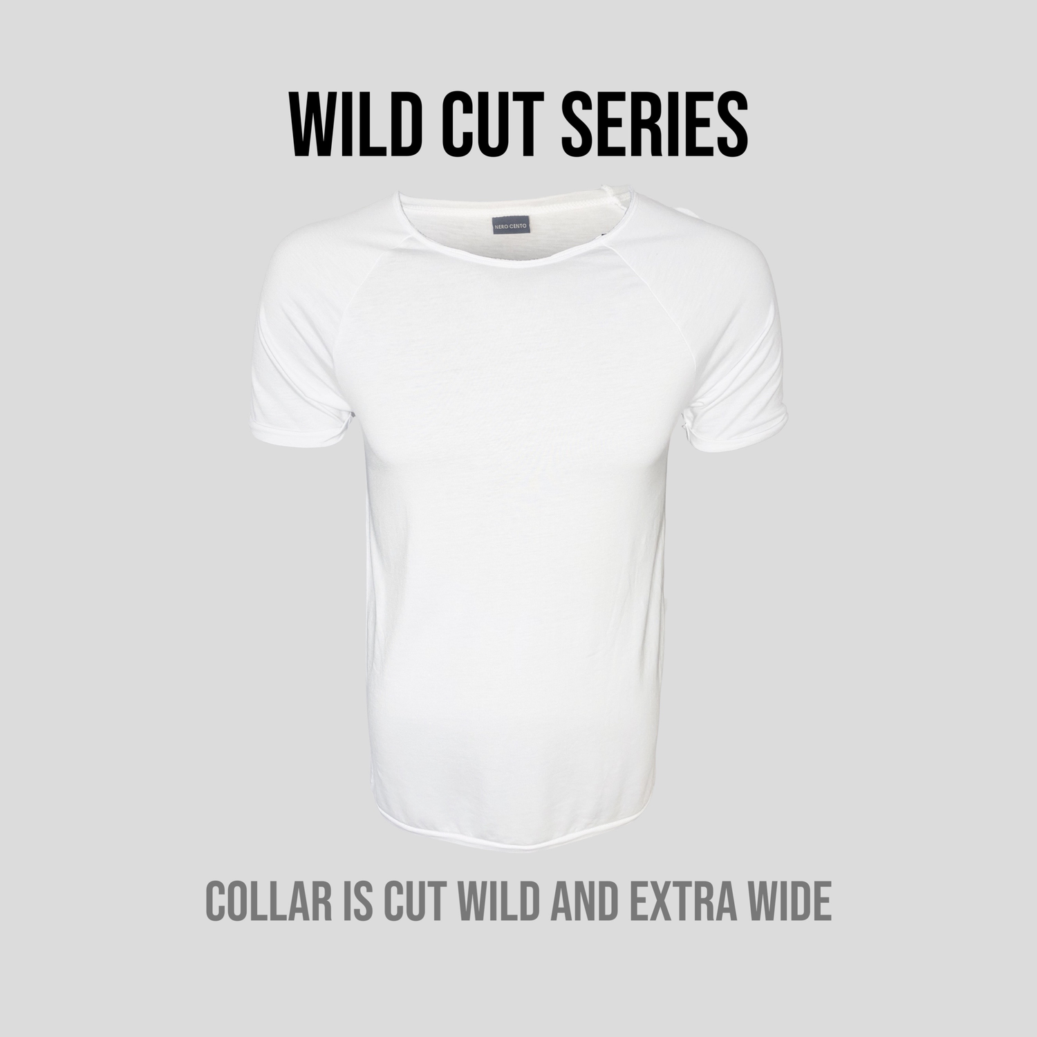 Wild Cut Series - Nero Cento Tencel / organic Cotton Mix 180 GSM T-Shirts