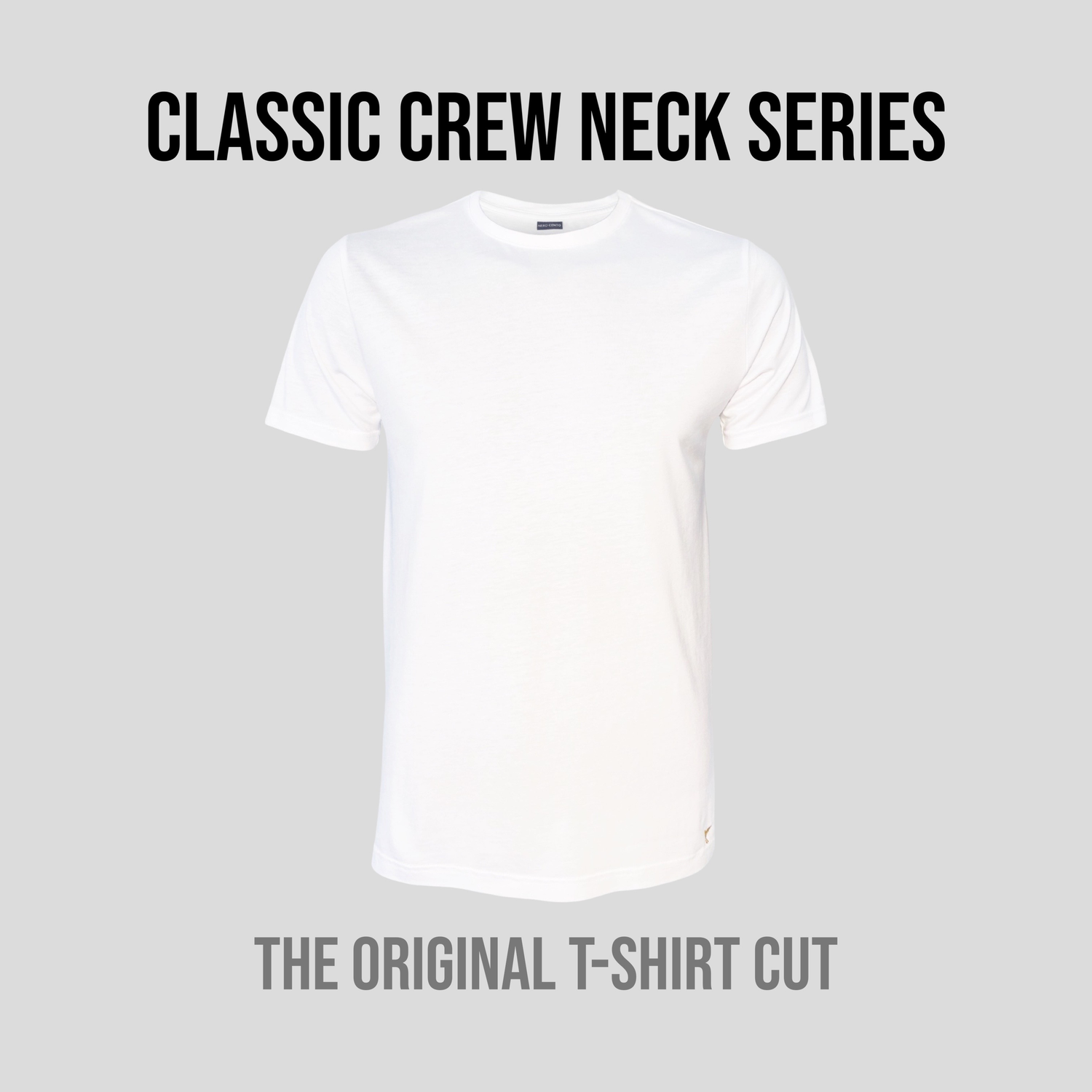 Classic Crew Neck Series - Nero Cento Tencel / organic Cotton Mix 180 GSM T-Shirts