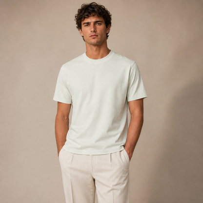 Heavyweight Series Nautico- organic cotton navyblue t-shirt