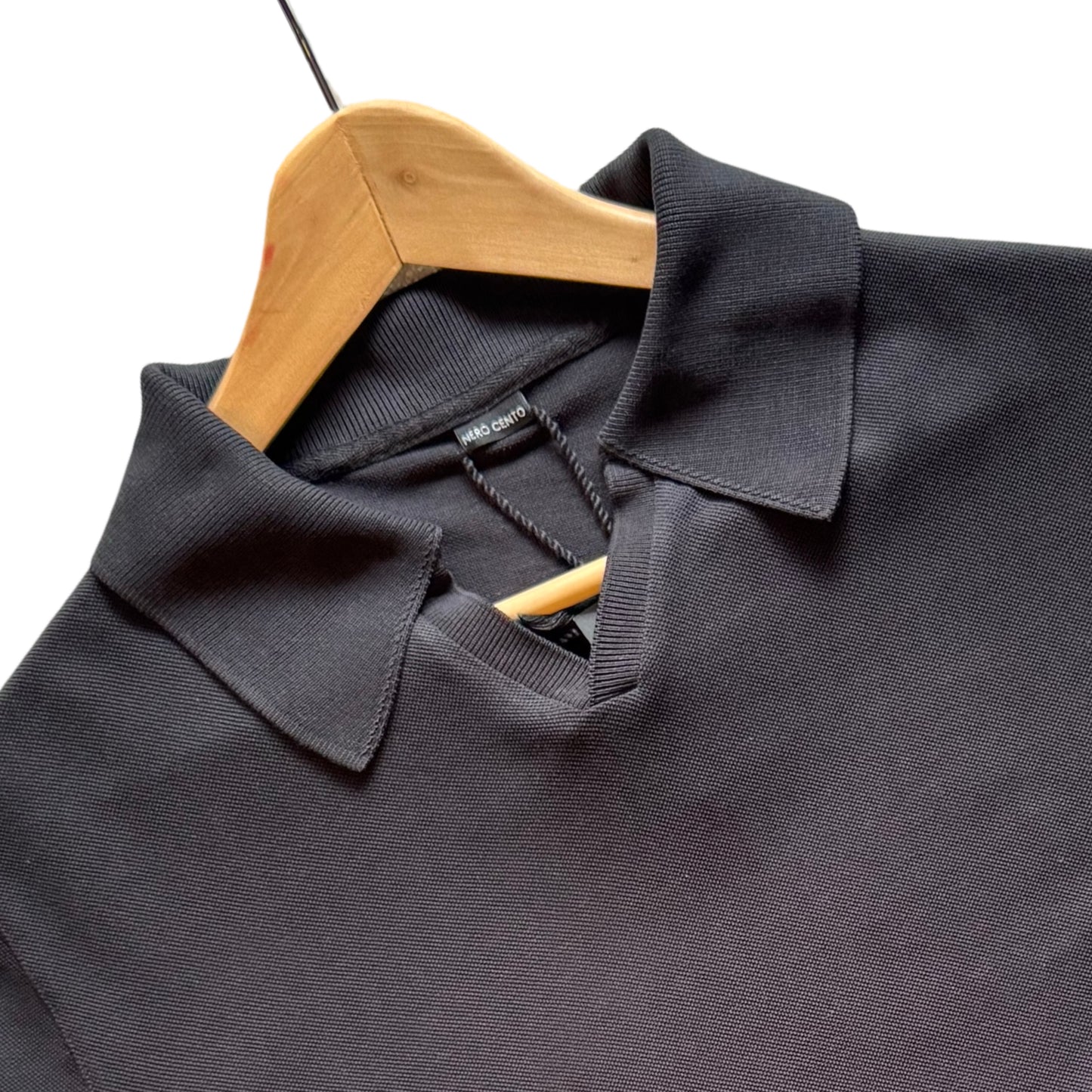 Piqué Poloshirt Tencel Baumwoll Mix