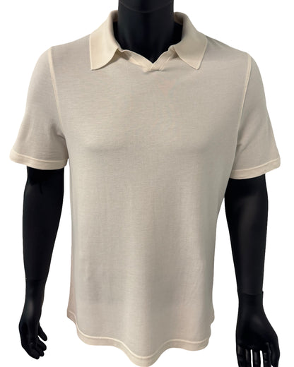 Piqué Poloshirt Tencel Baumwoll Mix