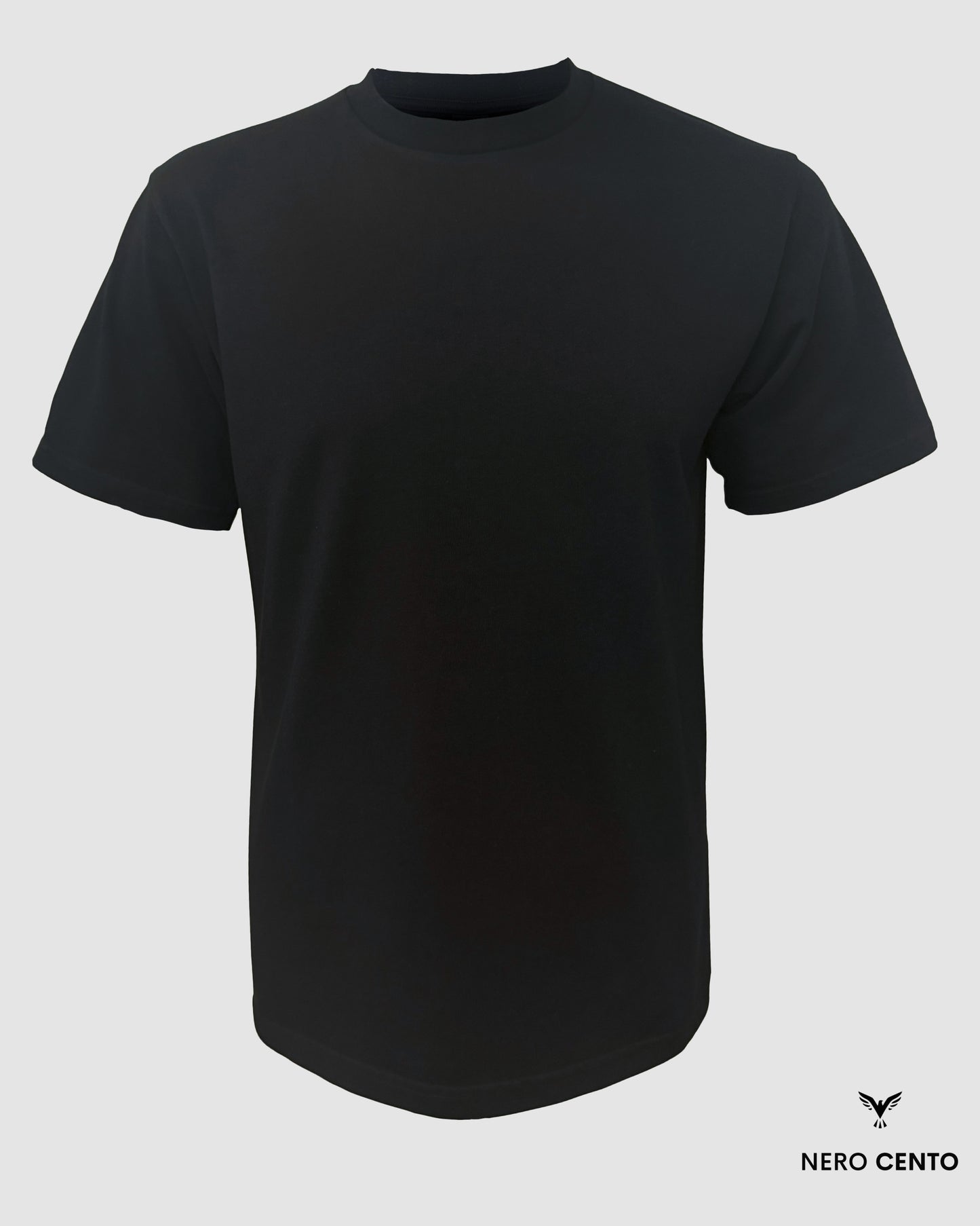 Heavyweight Series Nero - Organic Cotton black T-Shirt 220 G/M²