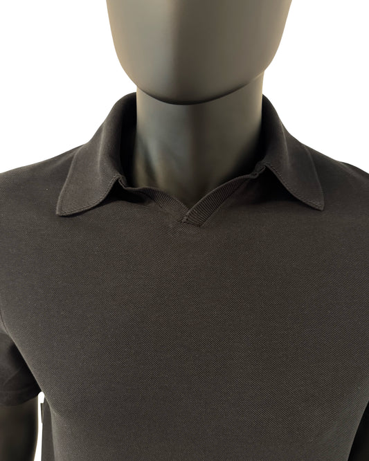 Piqué Poloshirt Tencel Baumwoll Mix