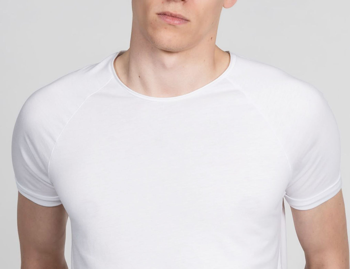 Smart Series Bianco - Tencel Lyocell / Organic Cotton Mix white blank T-Shirt 180 G/M²