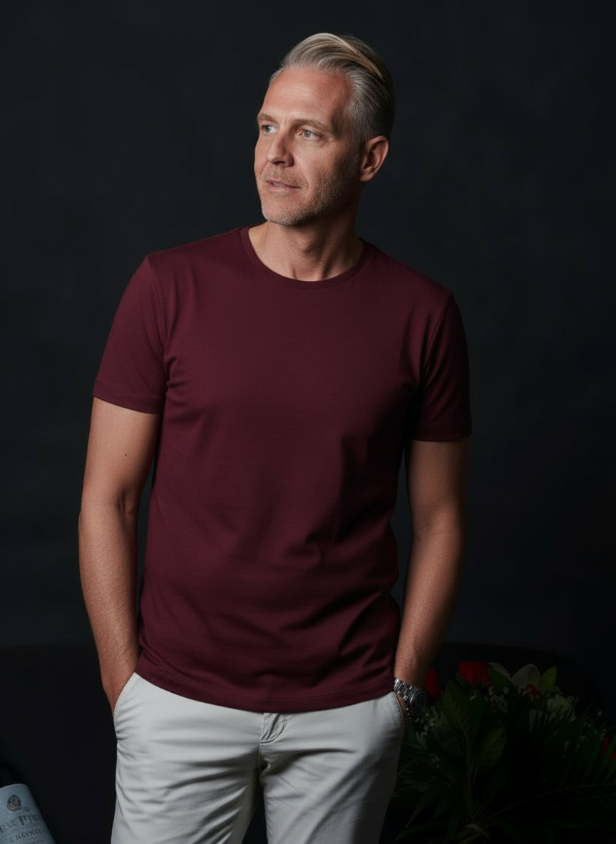 Classic Series Bordeaux- Tencel Mix bordeaux T-Shirt