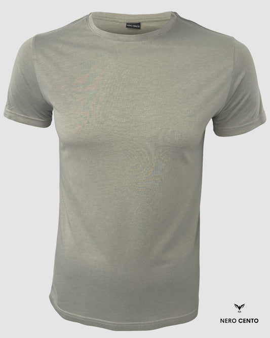 Classic Series Avocado - Tencel Lyocell / Organic Cotton Mix light green blank T-Shirt 180 G/M²