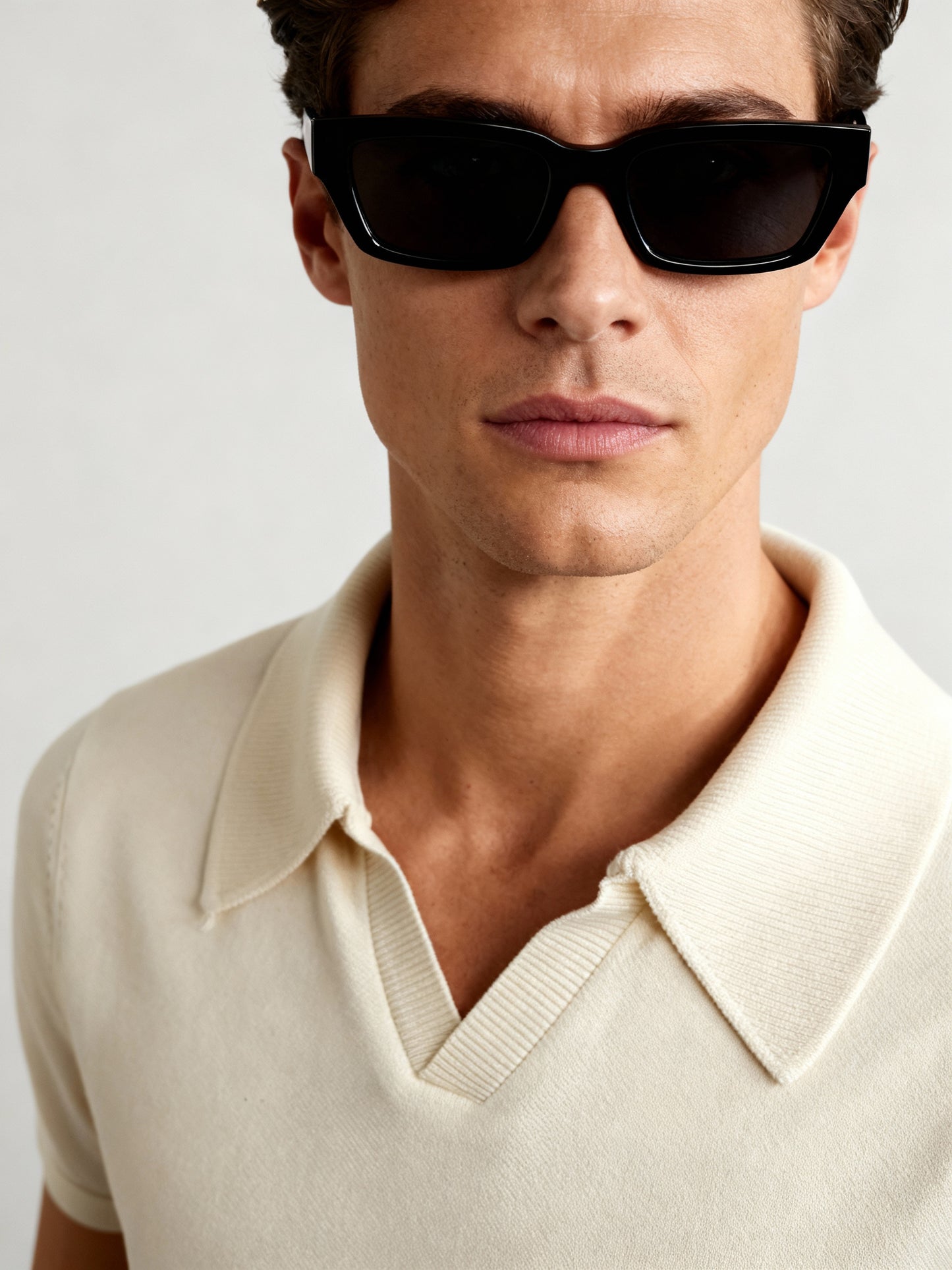 Piqué Poloshirt Tencel Baumwoll Mix