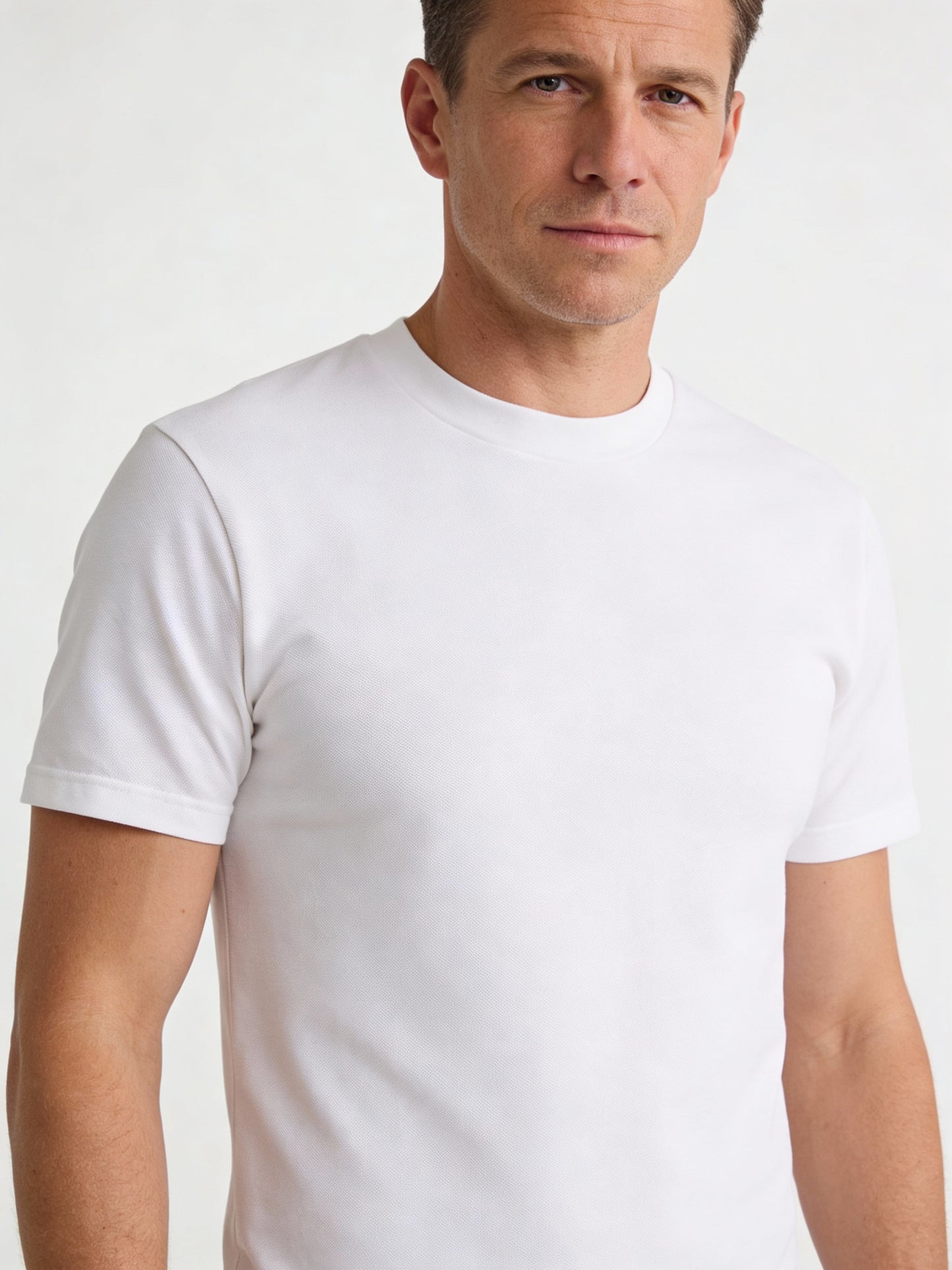 Das Meisterstück – Premium T-Shirt aus TENCEL™ Piqué gestrickt