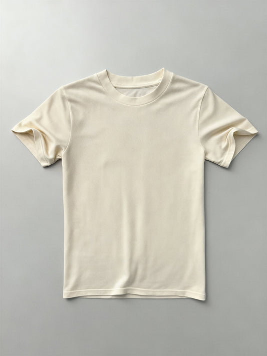 Das Meisterstück – Premium T-Shirt aus TENCEL™ Piqué gestrickt