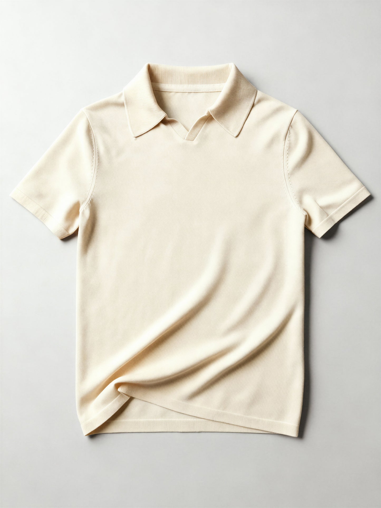 Piqué Poloshirt Tencel Baumwoll Mix