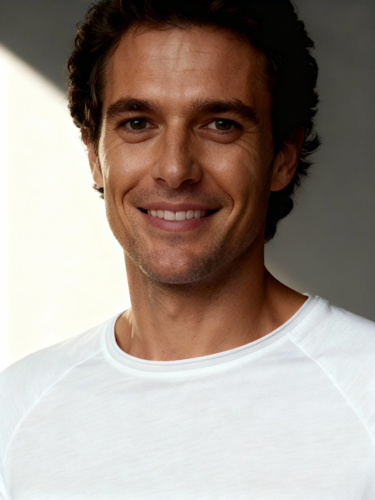 Smart Series Bianco - Tencel Mix weisses T-Shirt