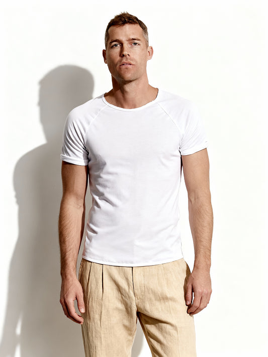 Wild Series T-Shirt Weiß – TENCEL™ Herren T-Shirt – Ansicht 2