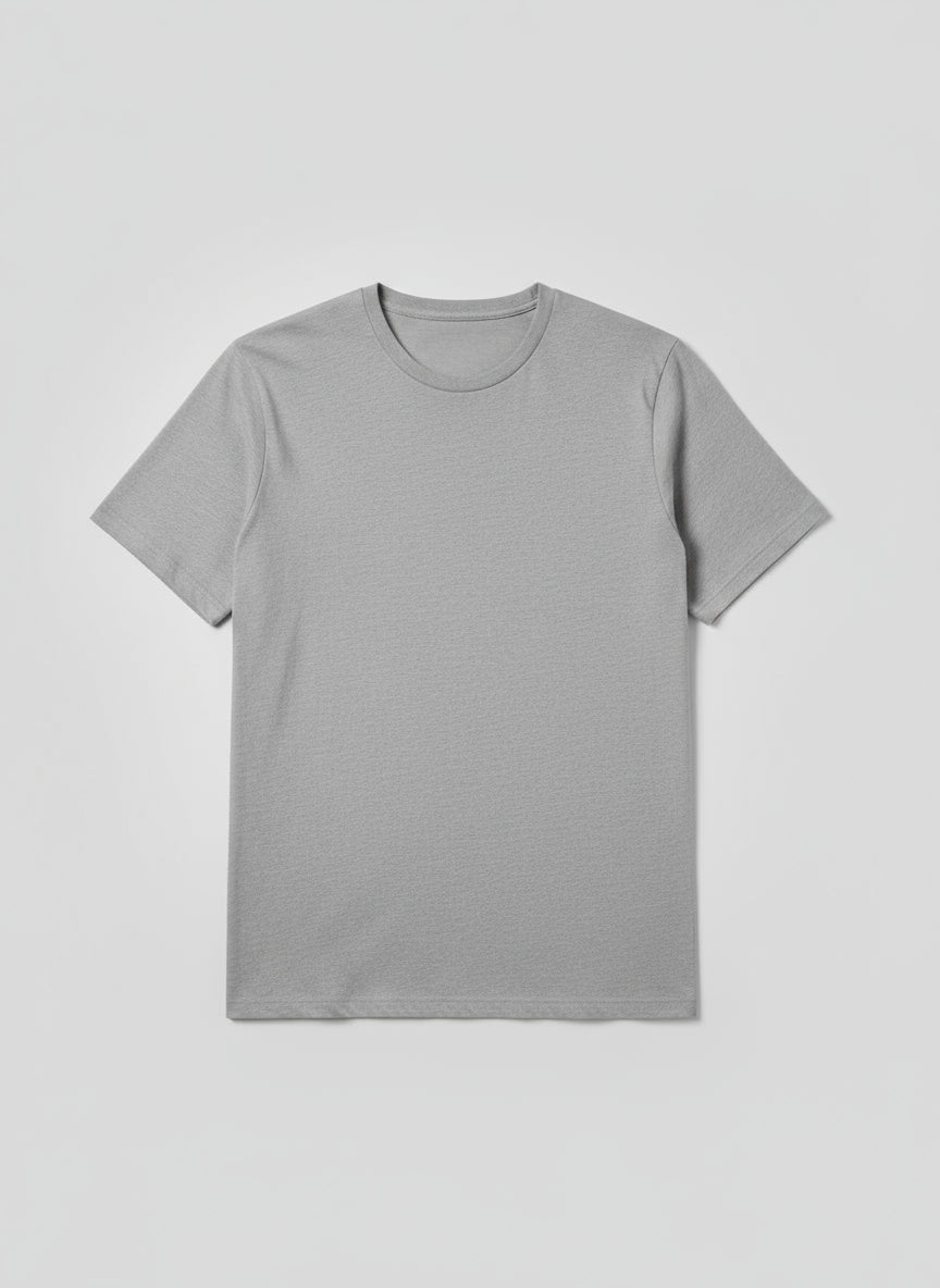 Classic Series Greige- Tencel Mix graues T-Shirt