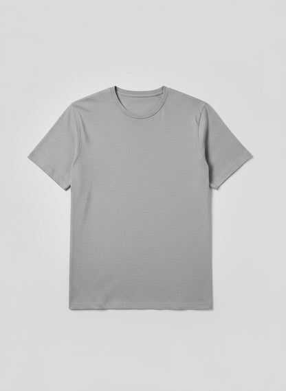 Classic Series Greige- Tencel Mix graues T-Shirt