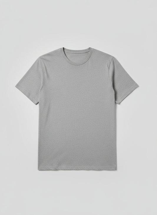 Classic Series Greige- Tencel Mix graues T-Shirt