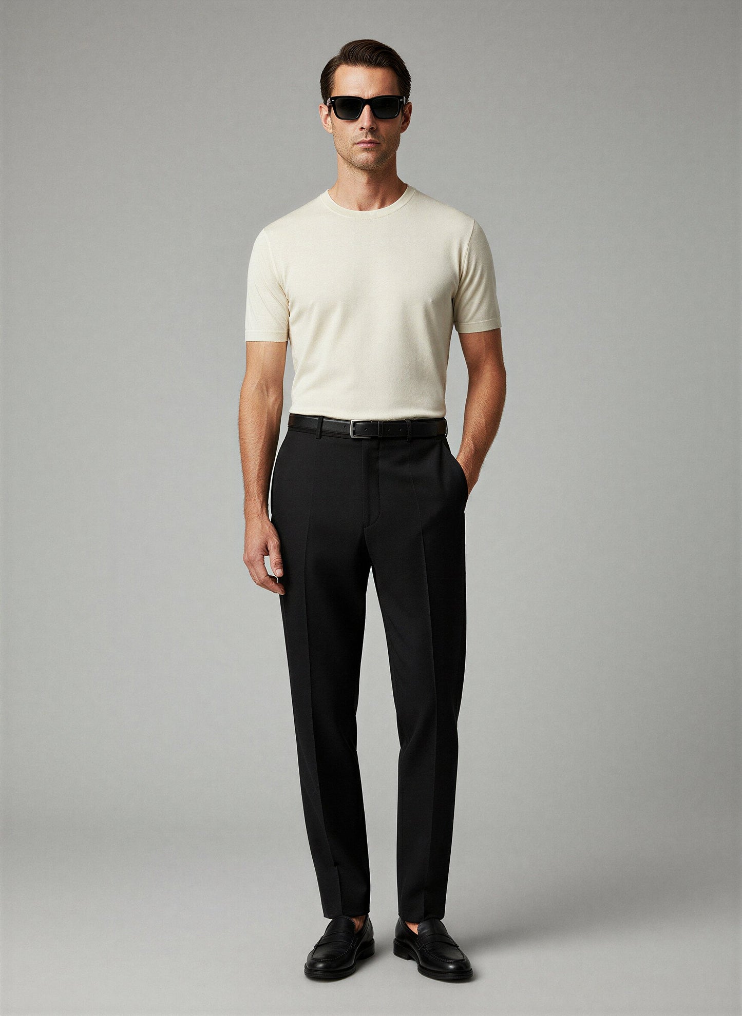 Das Meisterstück – Premium T-Shirt aus TENCEL™ Piqué gestrickt