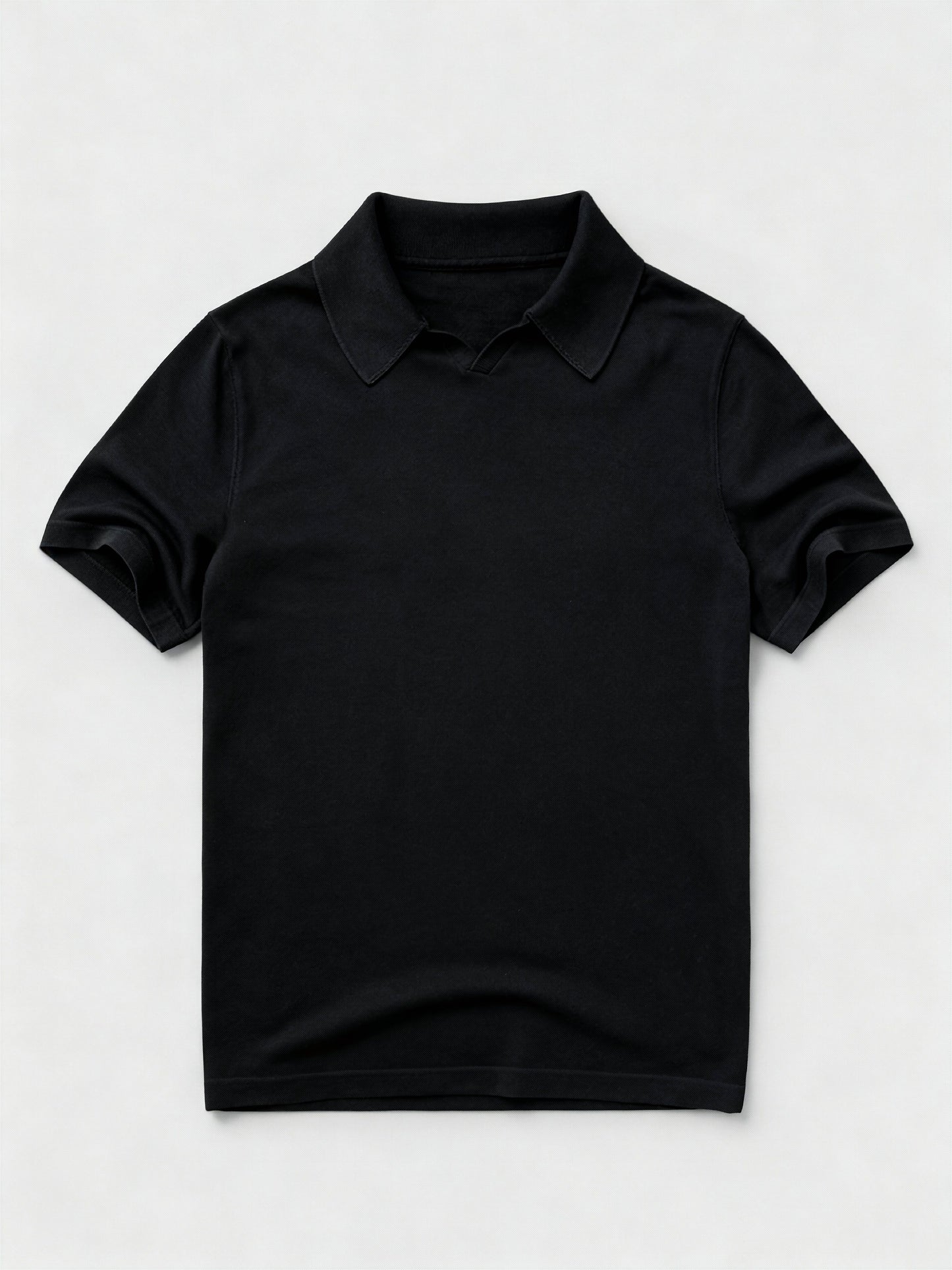 Piqué Poloshirt Tencel Baumwoll Mix