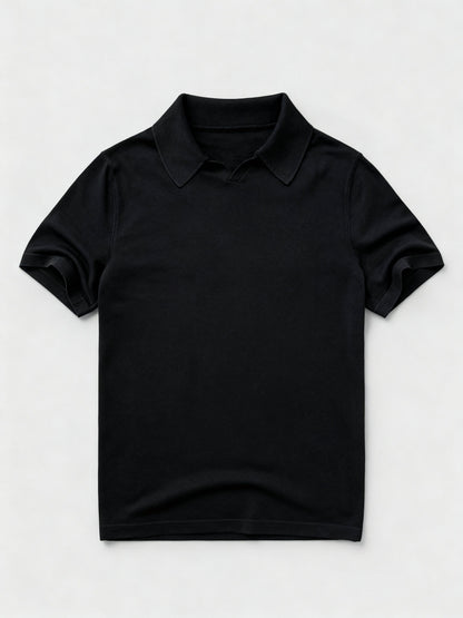 Piqué Poloshirt Tencel Baumwoll Mix