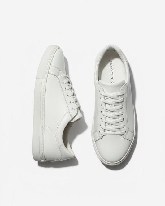 Puro Bianco - weißer Leder Sneaker