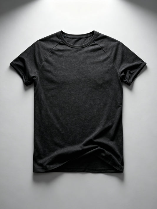 Smart Series Nero - Tencel Mix schwarzes T-Shirt