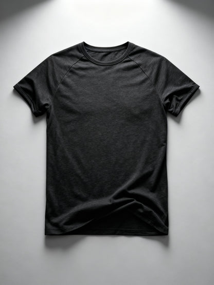 Smart Series Nero - Tencel Mix schwarzes T-Shirt