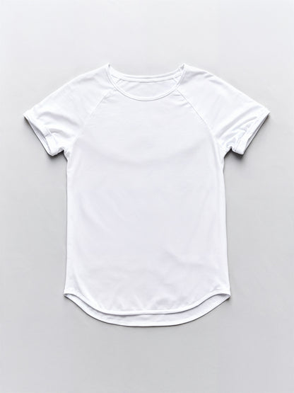 Wild Series Bianco - Tencel Mix weisses T-Shirt