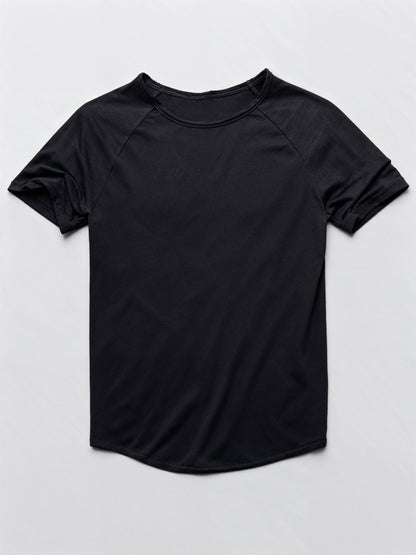 Wild Series Nero - Tencel Mix schwarzes T-Shirt